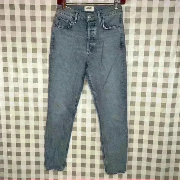 AGOLDE Womens NICO High Rise Slim Fit Jean In Ciffside Sz 26 - Picture 2 of 13